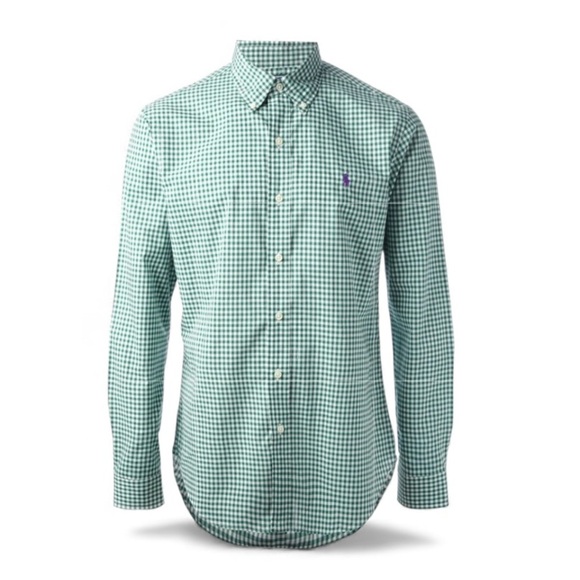 Ralph Lauren Gingham Button-Down Oxford Shirt Size XL - Picture 6 of 8